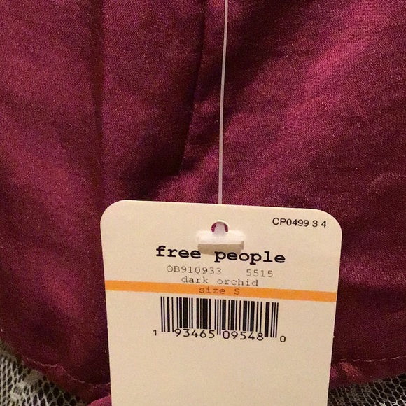 Free People Intimately Blouson Brami Top sz Small - Picture 6 of 7